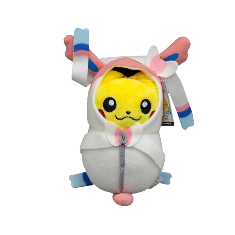 6 шт./лот 15 см Пикачу плюшевая игрушка Косплэй Sylveon Чаризард Umbreon Espeon из