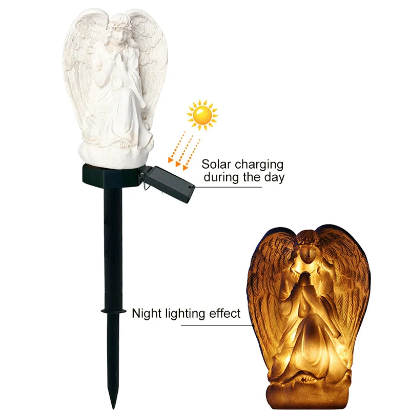 Angel Design водонепроницаемый Солнечный свет открытый сад солнечная лампа фонарь