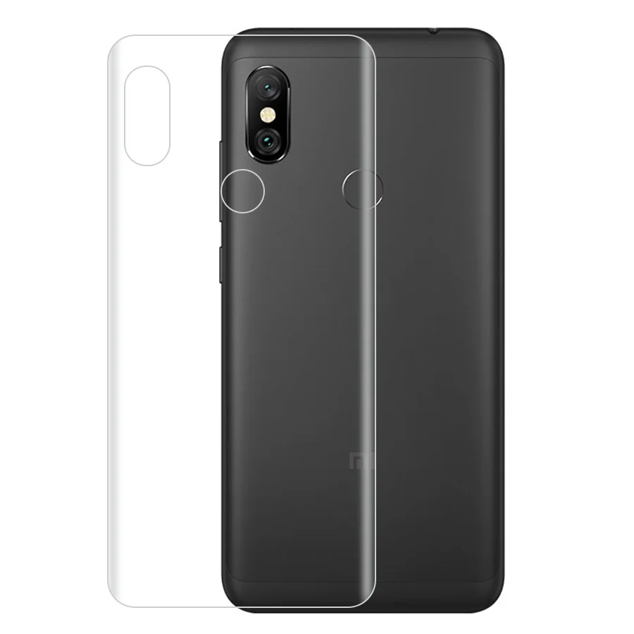 Передняя + задняя мягкая пленка для Xiaomi mi Red Note 6 5 Pro Global screen полная Защита