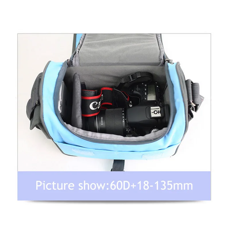 Сумка для камеры Canon EOS 650D 700D 100D 500D 750D 600D 1100D 1200D 1300D 760D 70D 80D 6D 7D 8D 5diii DSLR сумка через