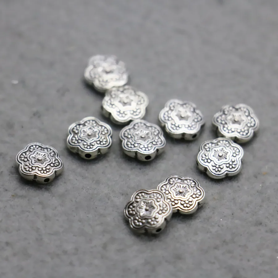 Фурнитура для изготовления ювелирных изделий цветы металлические детали 5 шт. |