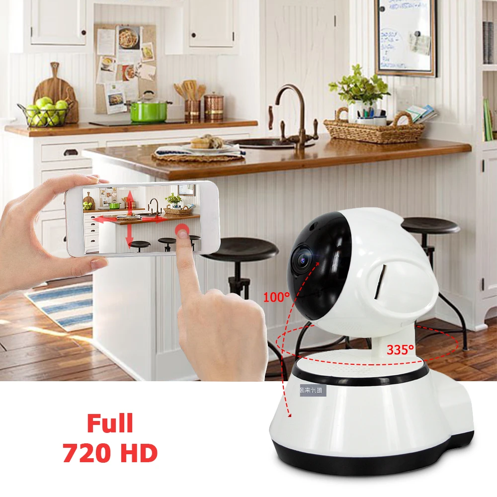 Домашняя видеокамера 720P HD Wi Fi IP камера беспроводное управление через приложение