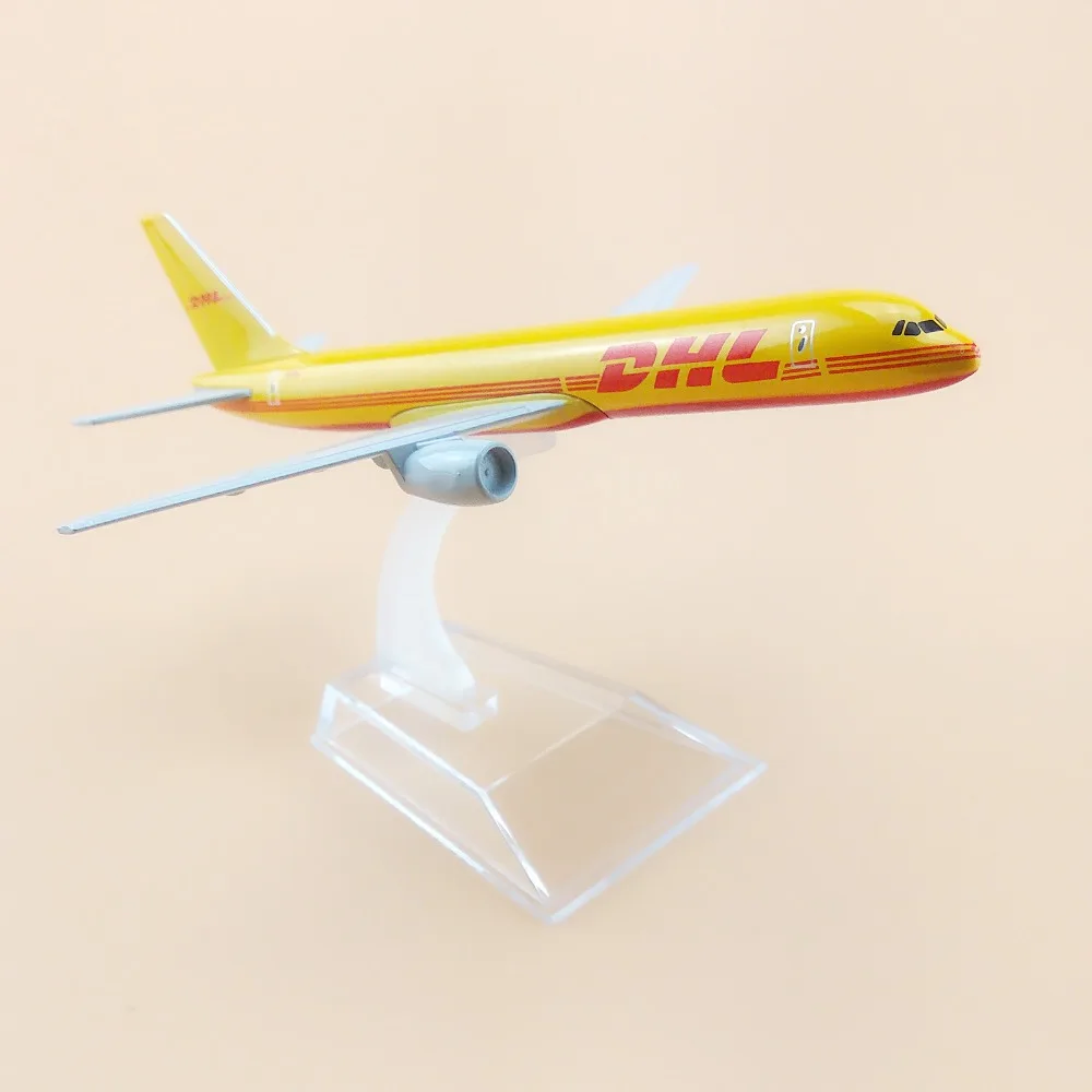 Air DHL Airlines Boeing 757 B757 Airways модель самолета 16 см сплав металла w Стенд ремесла