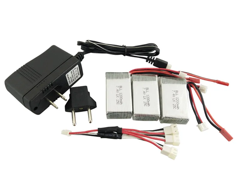 

3pcs 7.4V Wltoys A949 A959 A969 A979 K929 LiPo Battery 1200mah Lipo Battery For RC Helicopter Airplane Car Boat