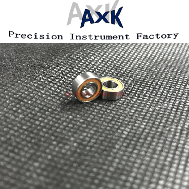 MR84 2RS подшипник Abec 5 4*8*3 мм миниатюрные Mr84 2rs шарикоподшипники Rs с оранжевым