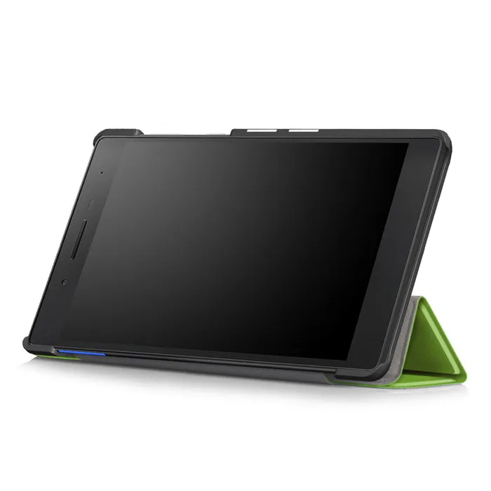 Чехол-книжка из искусственной кожи чехол для lenovo Tab4 Tab 4 7 Essential 7304X TB-7304I TB-7304X 7-ми дюймовых планшетов(Tab7 Эфирное)+ 2 шт. Экран пленка