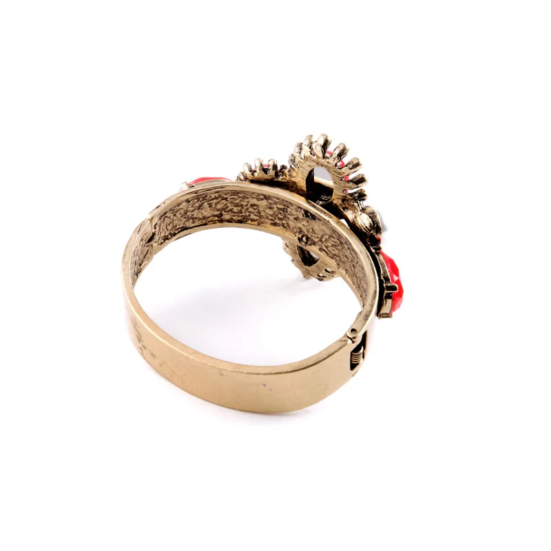 Роскошный женский аксессуар для вечевечерние в стиле ретро объемный браслет с