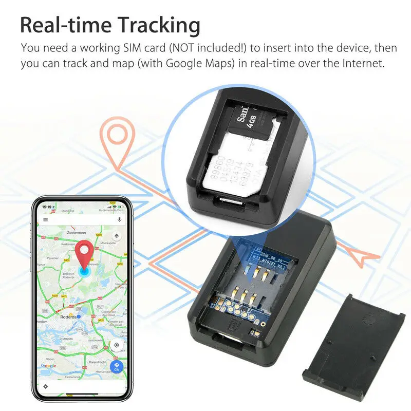 GF08 мини gps автомобиль в режиме реального времени локатор трекер магнитный GSM/GPRS