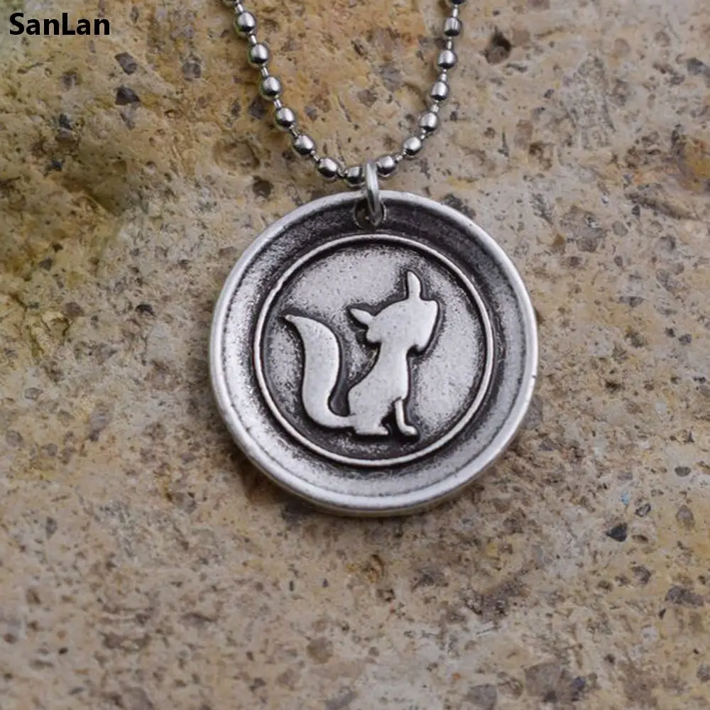 Санлан Милая лиса ожерелье ювелирные изделия лесной тварь на открытом воздухе