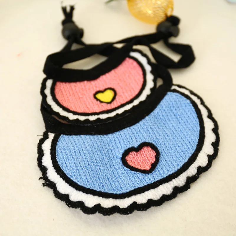 Вязаные аксессуары для домашних животных собак нагрудники кошка бабочкой Cachorro