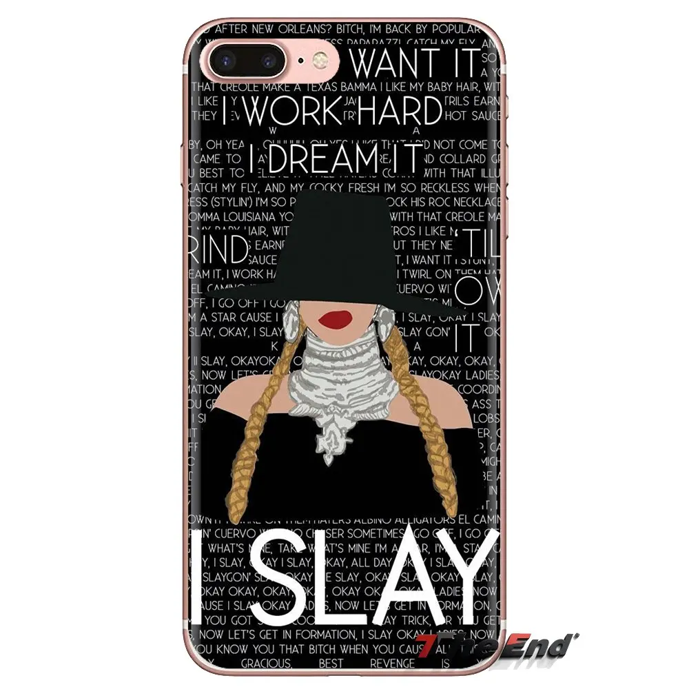 2017 I Slay Beyonce прозрачные мягкие чехлы Чехлы для Samsung Galaxy J1 J2 J3 J4 J5 J6 J7 J8 Plus 2018 Prime 2015 2016 |