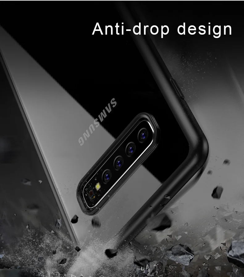 TCICPC для samsung S10 чехол samsung Galaxy S10 Plus чехол s силиконовая рамка прозрачность акриловый жесткий чехол для Galaxy S10E S10 Plus