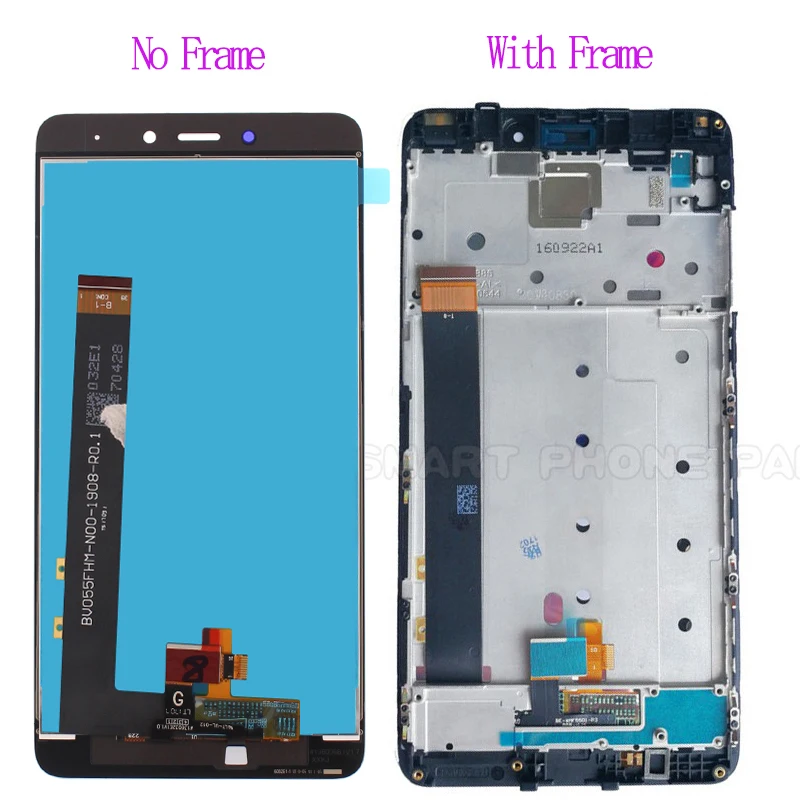 ЖК-дисплей Экран сенсорный дигитайзер каркасные Для Сяо mi красный Note 4 Note4 Дисплей