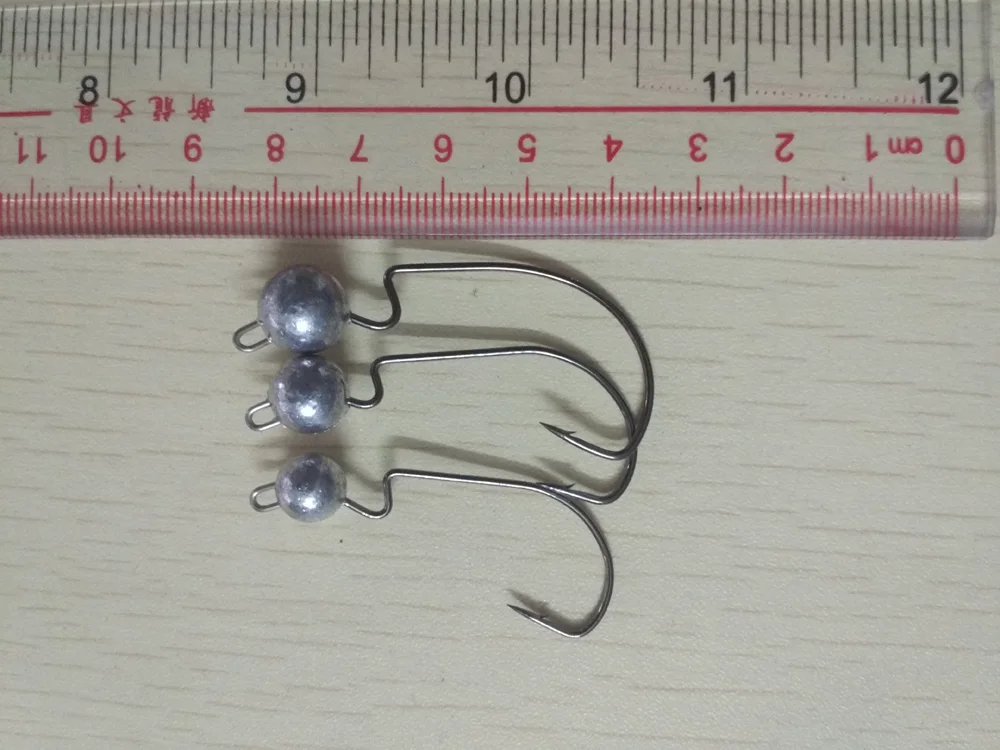 Рыбалка широкая крюк живота мягкой червь приманки рыболовный крючок с защитой от