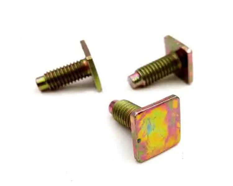 Т-болты типа T 10 шт. M6x15mm квадратные винты с плоской головкой шпильки болты 12 мм x