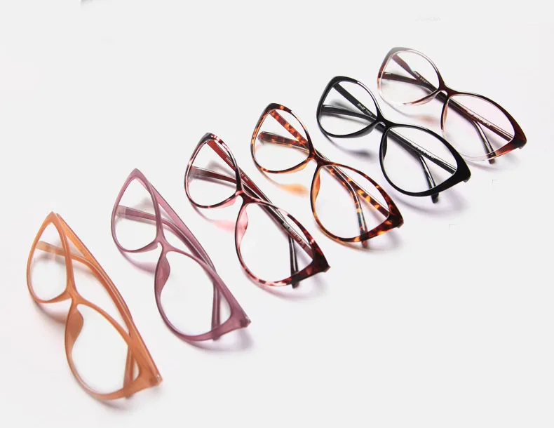 EOOUOOE, женские очки с кошачьими ушками, оправа, Gafas, градиентные цветные очки, Oculos Hombre, очки TR90, оптические очки для женщин