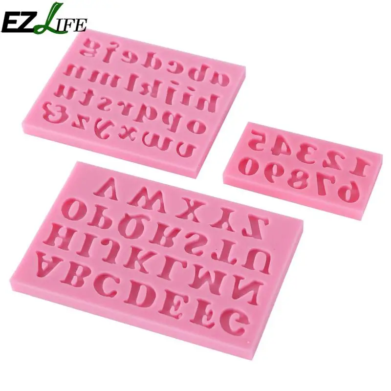 3 шт./компл. силиконовые формы алфавитные фигурки помадка Choacolate кондитерские