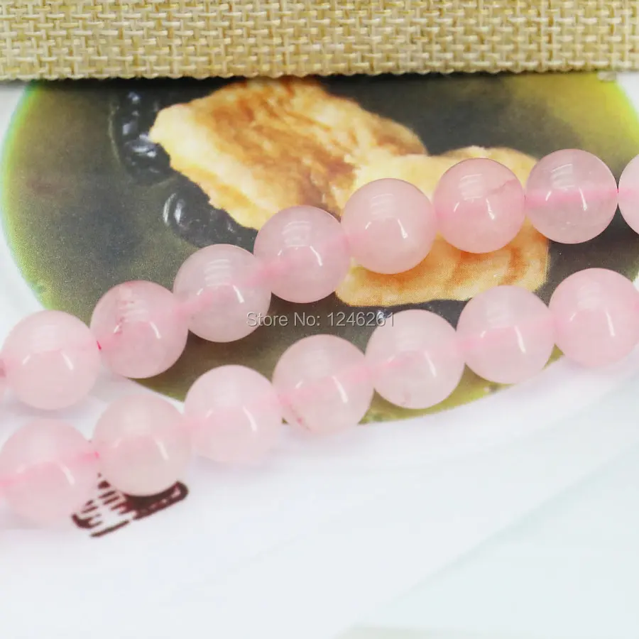 10 мм Высокое качество розовый кристалл круглые аксессуары поделки свободные