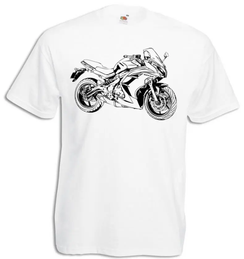 

2019 New Summer Men Hip Hop Tee Shirt ER-6f, T-Shirt Street Motorcycle ER-6f Slim T-shirt