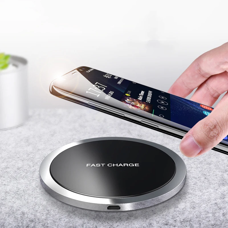 Suntaiho QI Беспроводной Зарядное устройство mate 20 pro цинковый сплав металла высокое