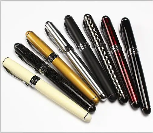

Jinhao X750 Fountain Pen Gift Set Luxury Business Metal Stainless Steel color Clip Medium Nib Office Signature School