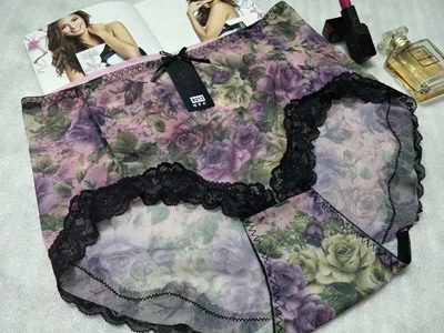 color 12 ropa interior femenina женское нижнее бельё размера плюс 5XL сексуальное нижнее белье прозрачные сетчатые кружевные женские трусики с леопардовым принтом - Цвет: color 12