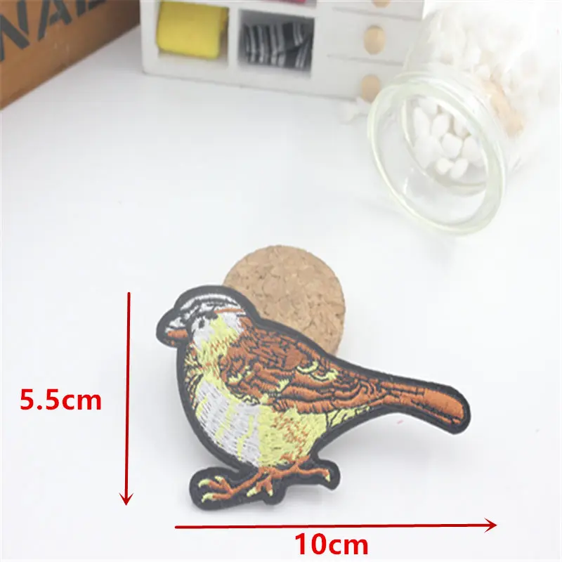 Новое поступление 2017 года различные стили птиц термоплавкий клей аппликация