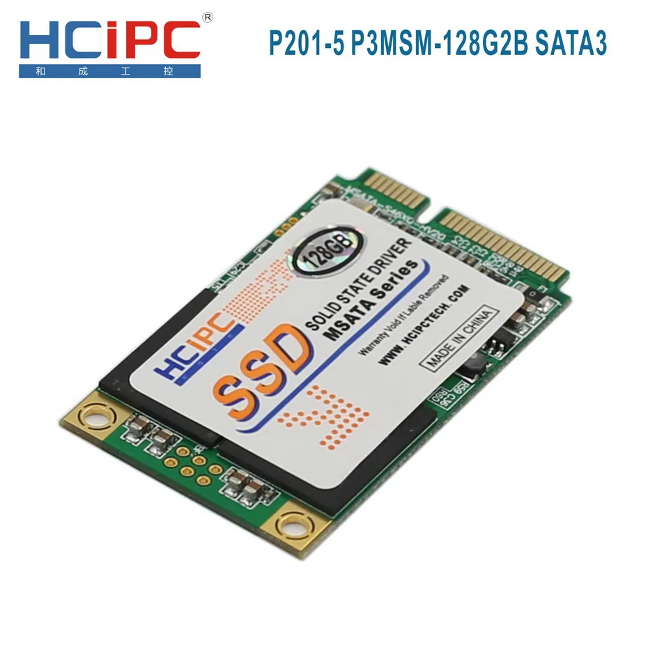 HCiPC P201-5 P2MSM-128G2B 128 г SATA3 Mini PCIE твердотельный накопитель MSATA Solid State Drive SSD мини Box PC