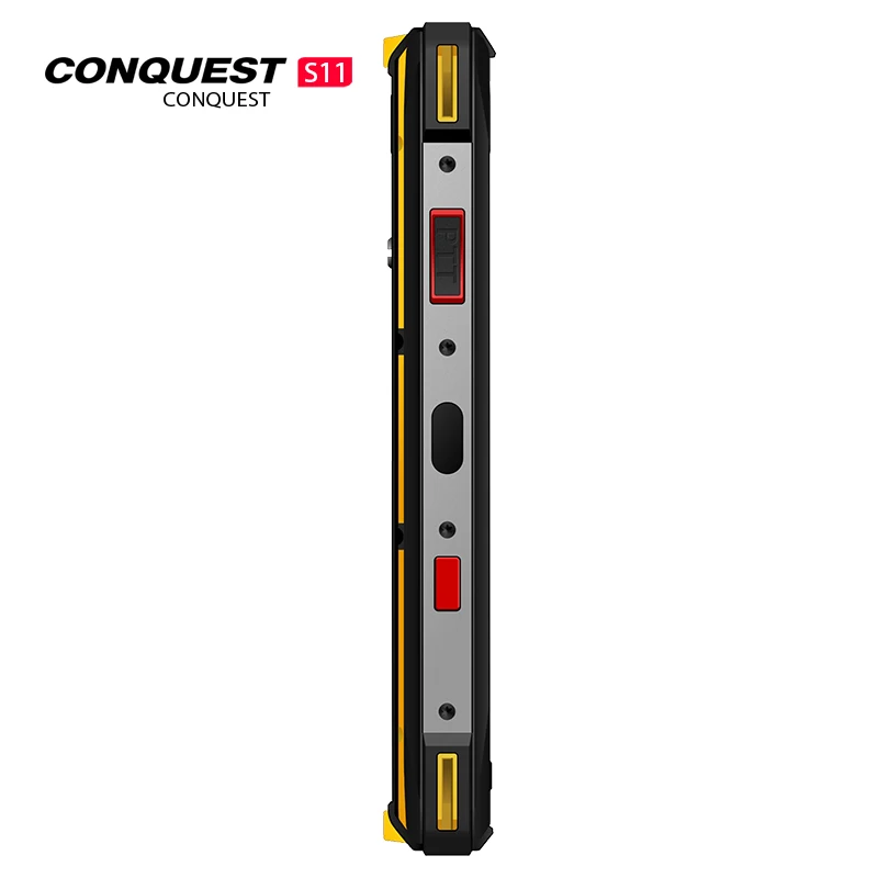 Прочный водонепроницаемый ударопрочный смартфон Conquest S11 MT6757V 6 ГБ 128 Гб 5 дюймов 7000 мАч Магнитная Зарядка Android 7,0 NFC мобильный телефон