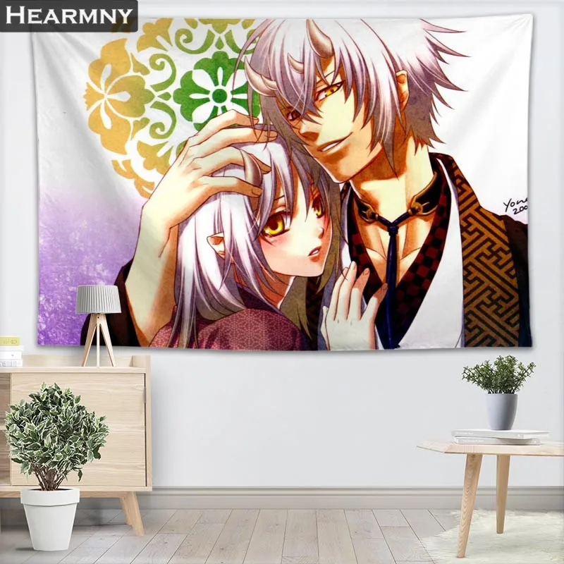 Настраиваемый аниме настенный гобелен Hakuoki украшение для дома настенное
