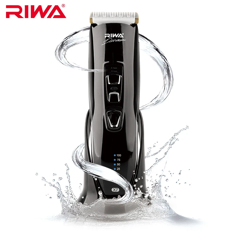 RIWA X7 электрический триммер для бороды машинка стрижки волос профессиональная