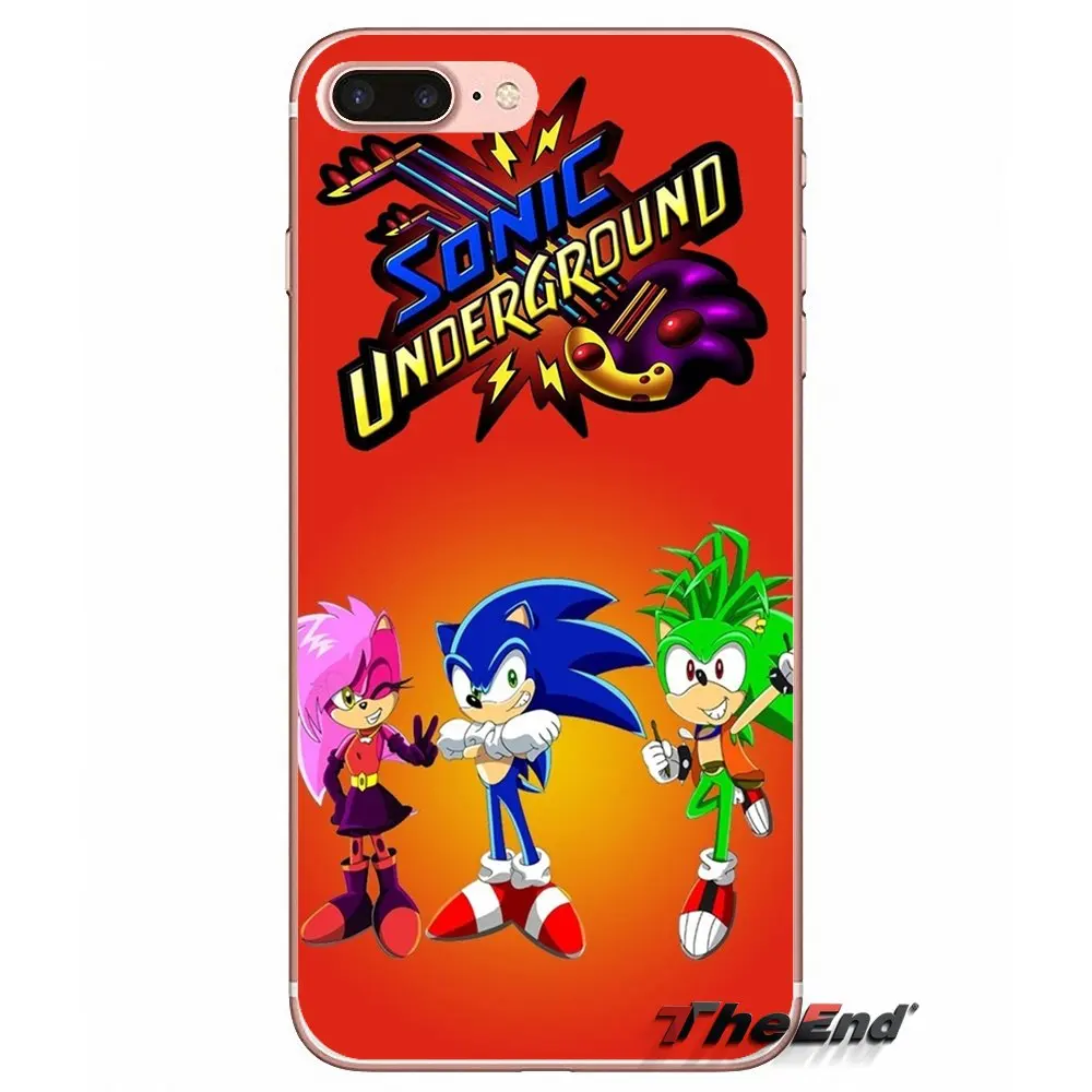 Sonic зубная щётка подземный Ежик Мягкий ТПУ чехол для iPhone X 4 4S 5 5S 5C SE 6 6S 7 8 плюс samsung