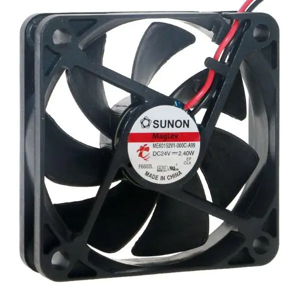 ME60152V1-000C-A99 6015 2 40 Вт 24 в 6 см двухпроводная Магнитная подвеска супер-тихий
