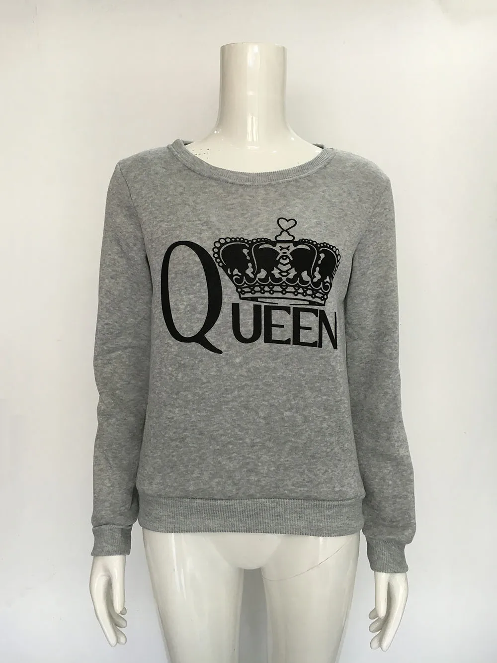 

Queen printed Hoodies Sweatshirts 2020 Women Casual Kawaii fashion new Sweat Punk for Girls Clothing European Tops Korean