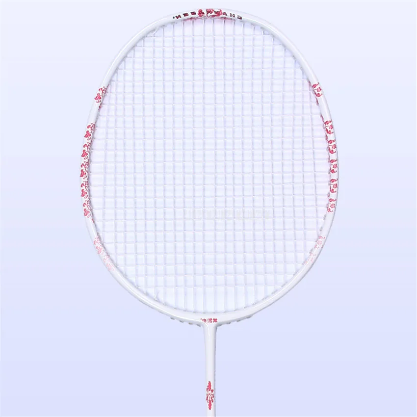 Легкие сине-белые фарфоровые ракетки для бадминтона профессиональные из