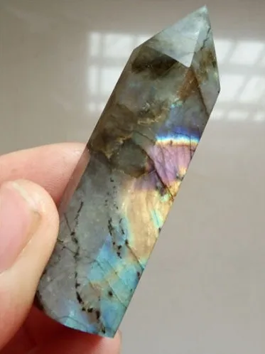 

NATURAL Labradorite Crystal Gem Stone polishing Original Healing