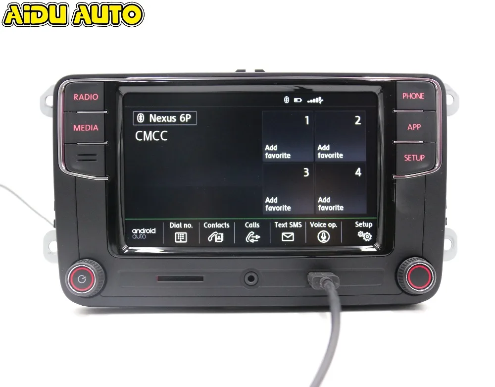 CarPlay Android Авто RCD330 RCD340 плюс Noname радио 187B C210 для VW Tiguan Golf 5 6 Jetta MK5 MK6 Passat CC поло 6RD035187B