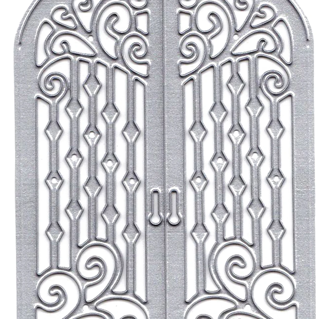 Трафарет в форме двери режущие штампы из углеродистой стали шаблон для открыток