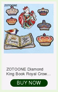 ZOTOONE Золотой сахарный череп блестки Большие Патчи для одежды DIY Панк Цветок пришить на вышивку патчи для куртки Аппликация значок