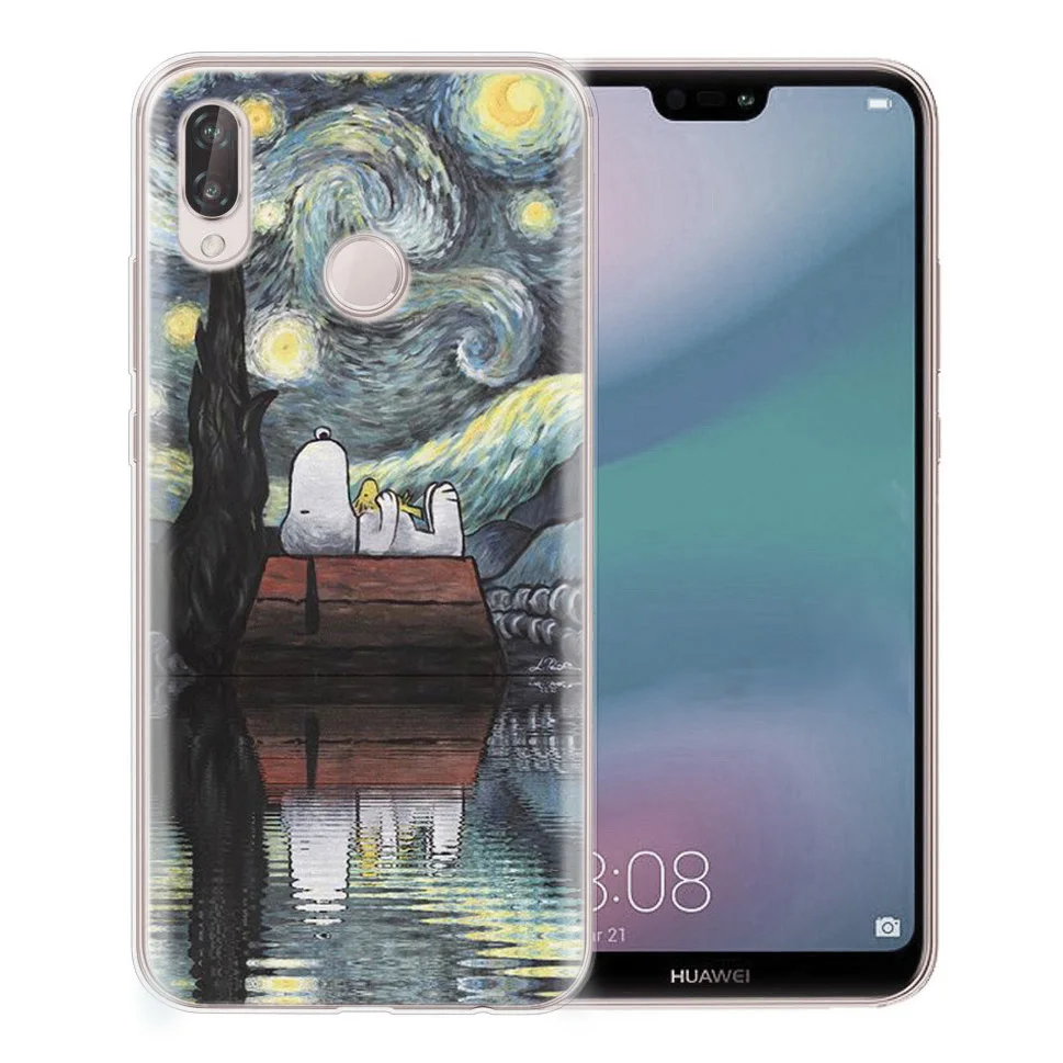 Чехол для Huawei Honor 7A 8A 8X 8C 9 10 Mate 20 P9 P10 lite/P8 Lite Y5 II Nova 3 мягкий чехол из ТПУ с рисунком