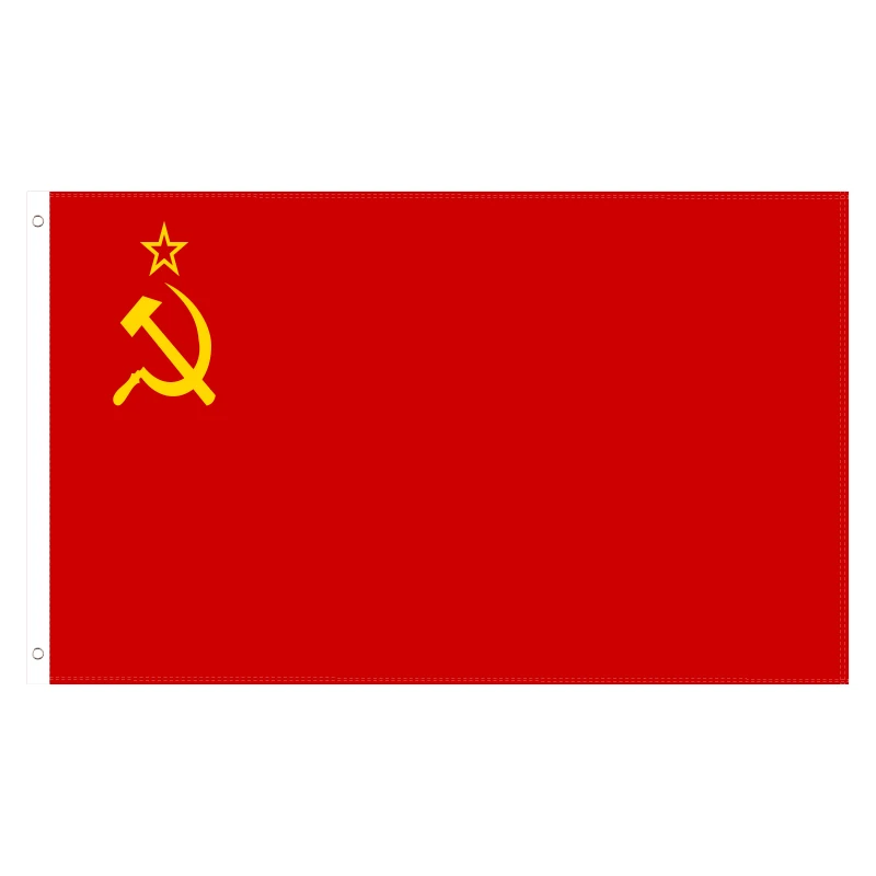 Высокого качества 3x5 футов флаг СССР Красной революции Советская