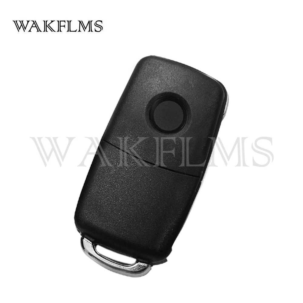 2 кнопки флип дистанционный Автомобильный ключ 434 МГц для Volkswagen VW Amarok Transporter 2011- с 48 чипом 7E0 837 202 AD