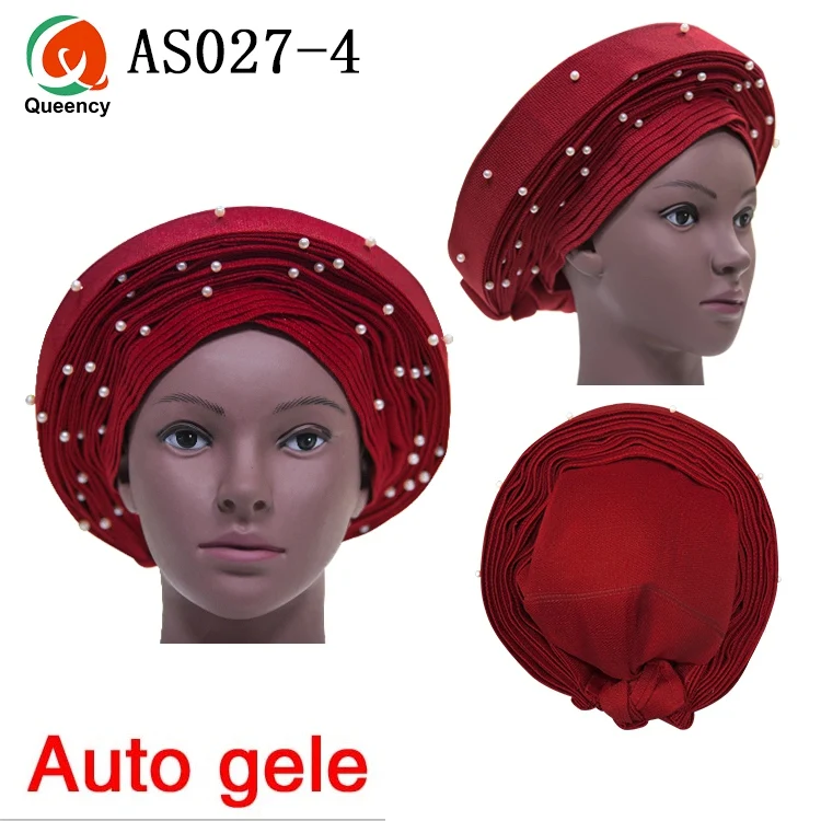 red Queency дизайн Африканский Авто геле уже сделал дамы asuke головной убор 1 шт./упак. для свадьбы и вечерние Dhl AS027 - Цвет: red