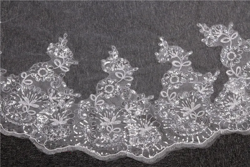 Фата свадебная Однослойная с гребнем 4 метра | Свадьбы и торжества