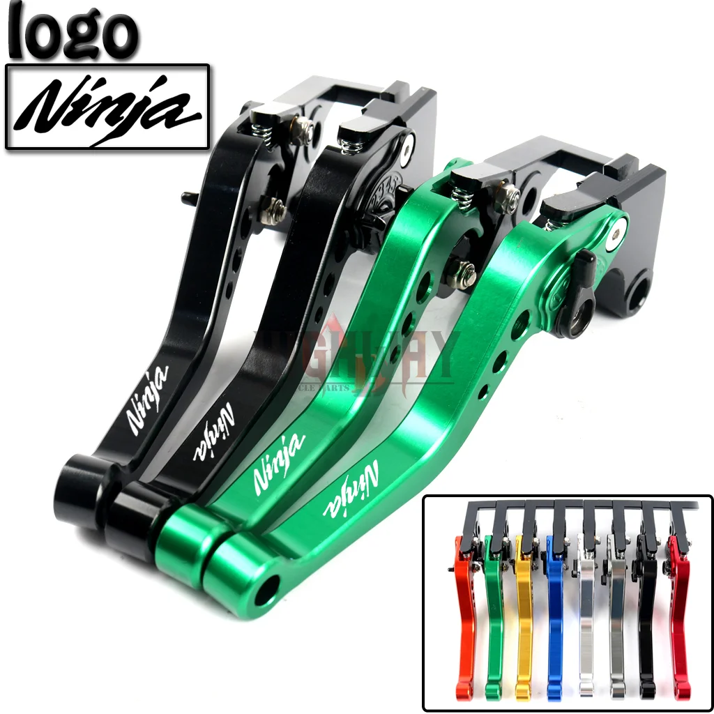 CNC Короткие тормозные рычаги сцепления для KAWASAKI NINJA 250R 300 ZX6R ZX10R Z1000/SX мотоцикл
