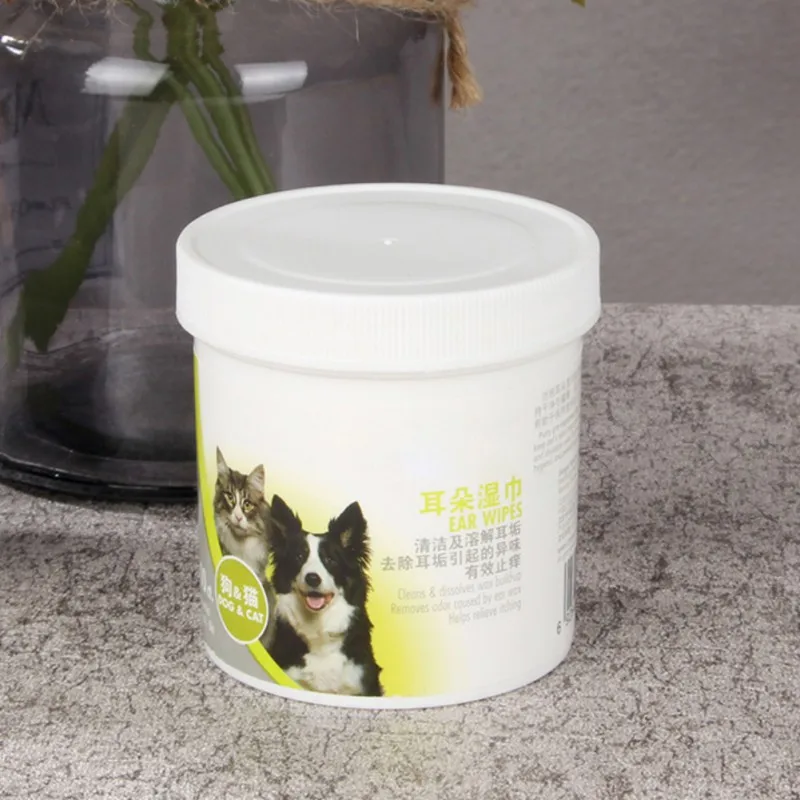 New Pet Ear Cleaner Wipes for Dogs Stop Itching Gentle Cleaning Keep Hygiene 100 Pcs/lot | Дом и сад