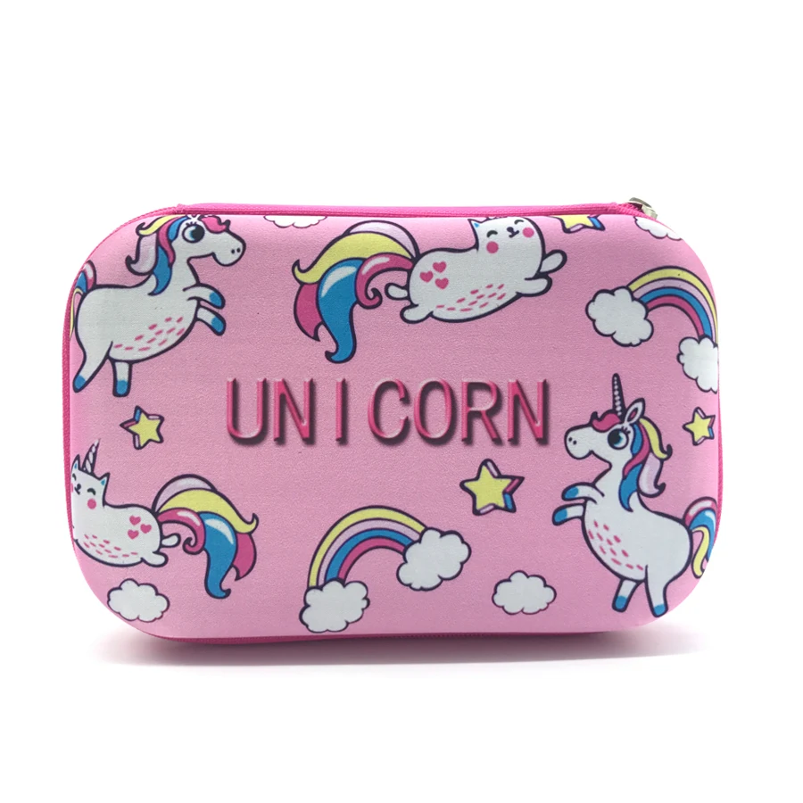 

unicorn pencil case Kawaii estuche escolar EVA pencilcase Cartoon trousse scolaire stylo astuccio scuola kalem kutusu pen case