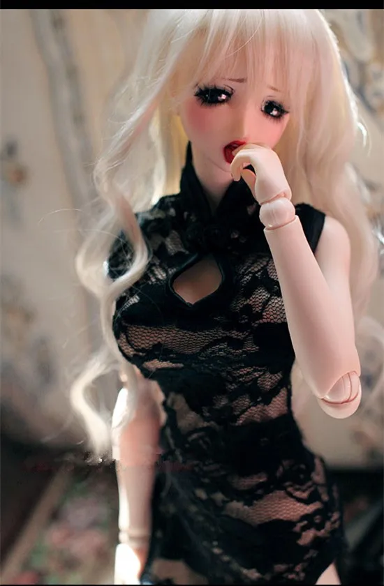 1/3 Одежда для куклы BJD SD DD черное китайское платье DY SD10 девочка SD13 мальчик