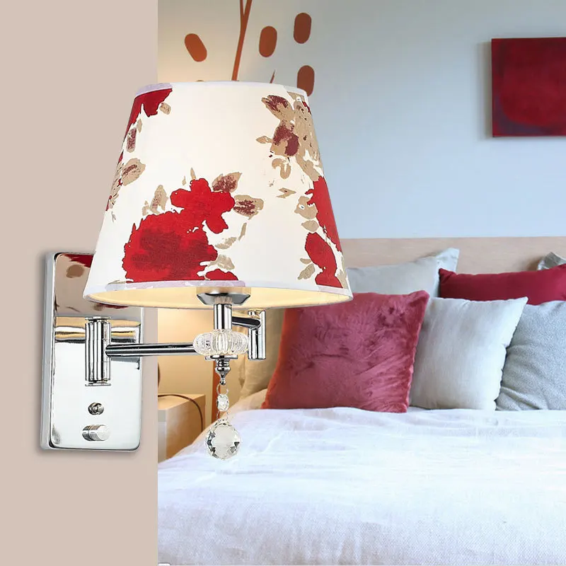 Регулируемая Вращающаяся лампа для чтения настенные бра с поворотным рычагом