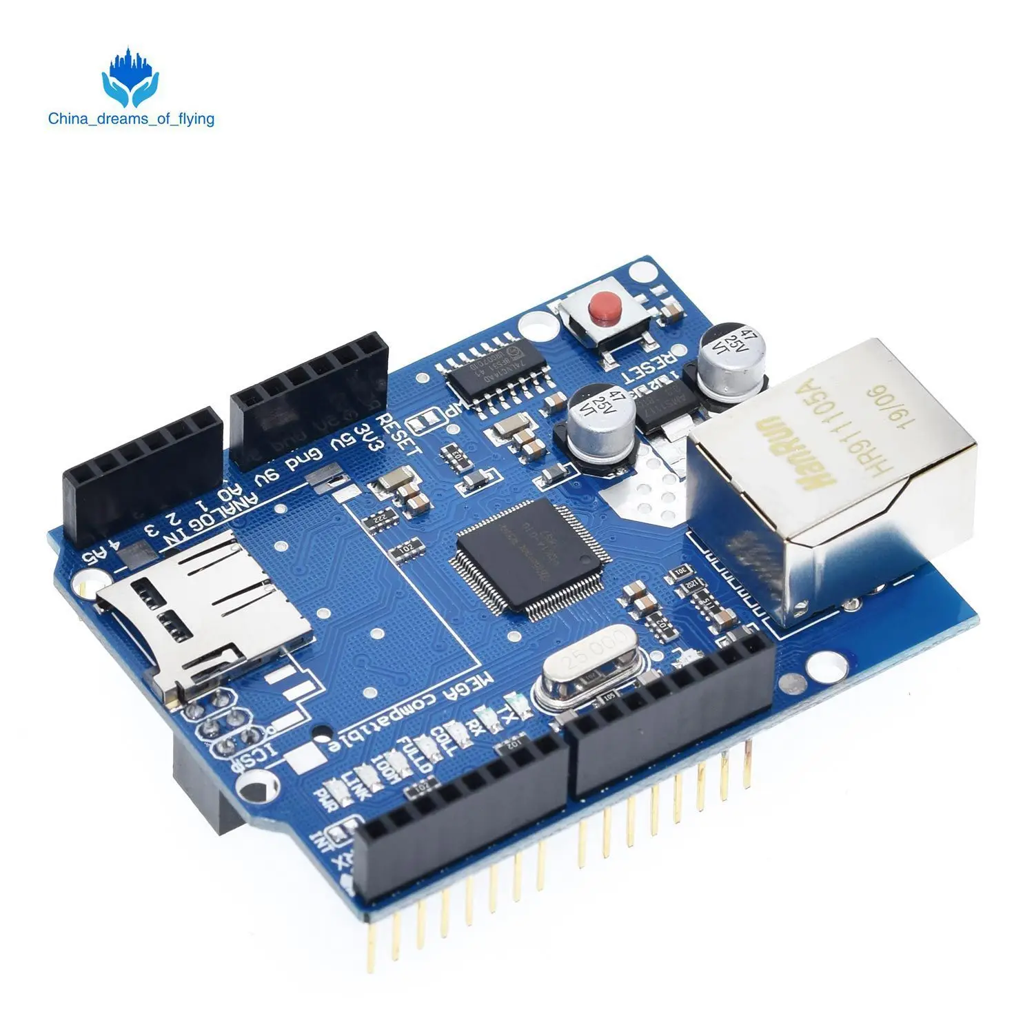 UNO Shield Ethernet Shield W5100 R3 UNO Mega 2560 1280 328 UNR R3 только W5100 макетная плата для Arduino